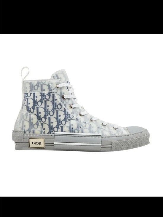 Dior Shoes - Dior Womens Grey High Top Sneakers